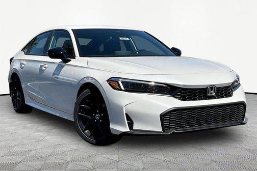 Platinum White Pearl 2026 Honda Civic Sport