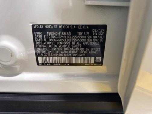 2025 Honda HR-V AWD Sport