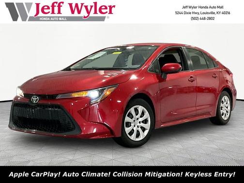 Barcelona Red Metallic 2021 Toyota Corolla LE