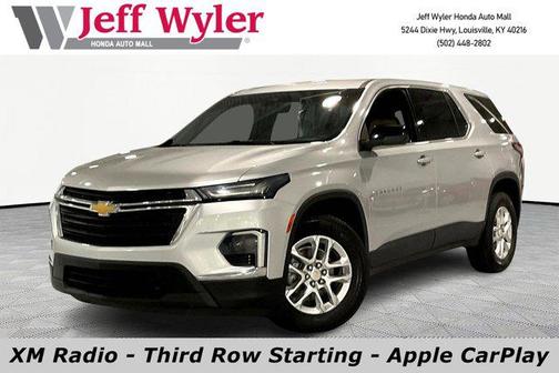 Silver Ice Metallic 2022 Chevrolet Traverse LS