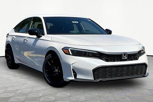 Platinum White Pearl 2026 Honda Civic Sport