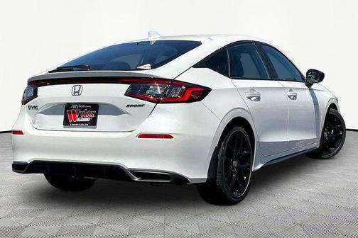 Platinum White Pearl 2026 Honda Civic Sport