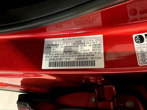 Soul Red Crystal Metallic 2025 Mazda CX-5 2.5 S Select Package