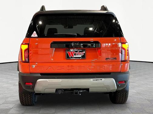 Sunset Orange 2026 Honda Passport AWD TrailSport Elite Blackout