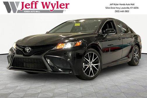 Midnight Black Metallic 2023 Toyota Camry SE