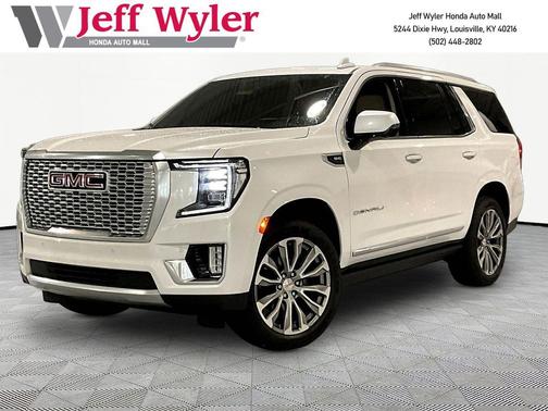 White Frost Tricoat 2021 GMC Yukon Denali