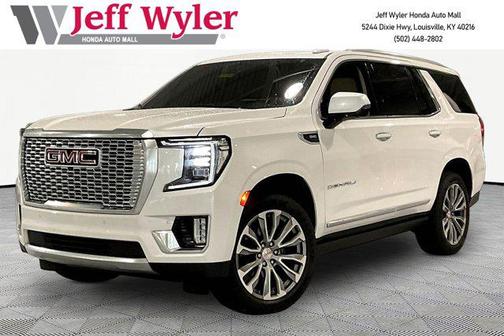 White Frost Tricoat 2021 GMC Yukon Denali
