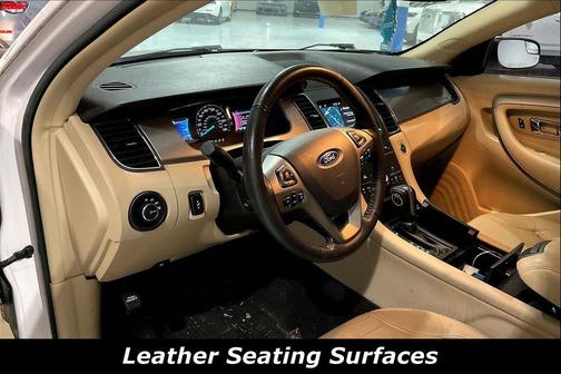White Platinum 2016 Ford Taurus SEL