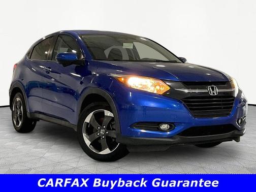 Aegean Blue Metallic 2018 Honda HR-V EX