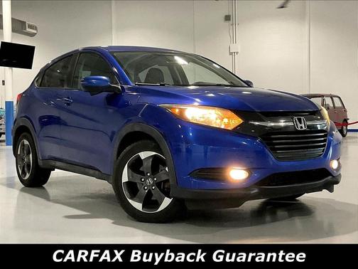 Aegean Blue Metallic 2018 Honda HR-V EX
