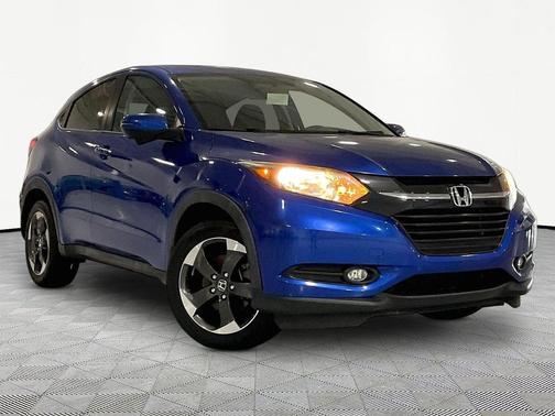 Aegean Blue Metallic 2018 Honda HR-V EX