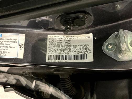 Modern Steel Metallic 2022 Honda Insight Touring