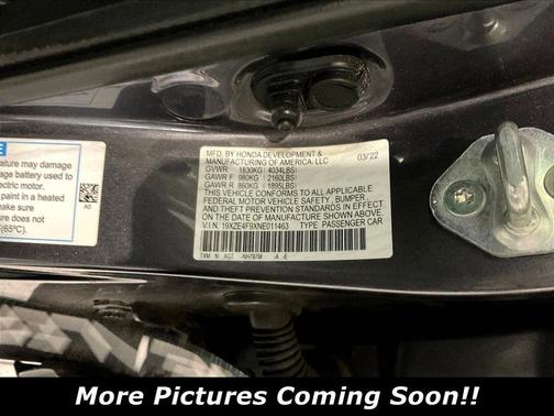 Modern Steel Metallic 2022 Honda Insight Touring