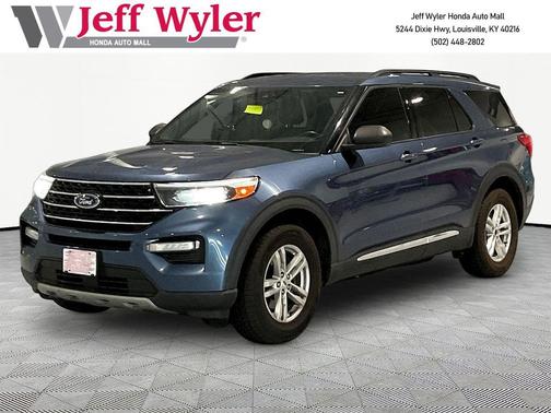 Blue Metallic 2020 Ford Explorer XLT