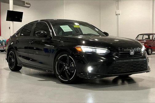 Crystal Black Pearl 2022 Honda Civic Touring