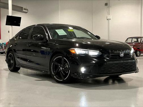 Crystal Black Pearl 2022 Honda Civic Touring