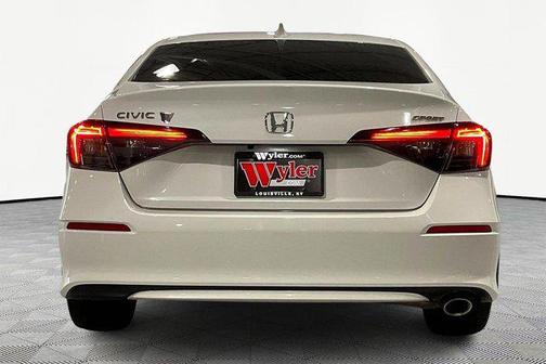 Platinum White Pearl 2025 Honda Civic Sport