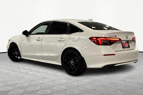Platinum White Pearl 2025 Honda Civic Sport
