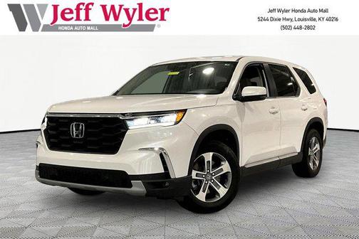 Platinum White 2025 Honda Pilot EX-L