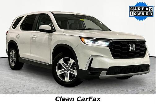 Platinum White 2025 Honda Pilot EX-L