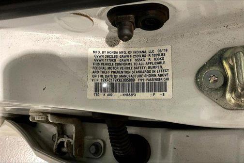 2019 Honda Civic Touring