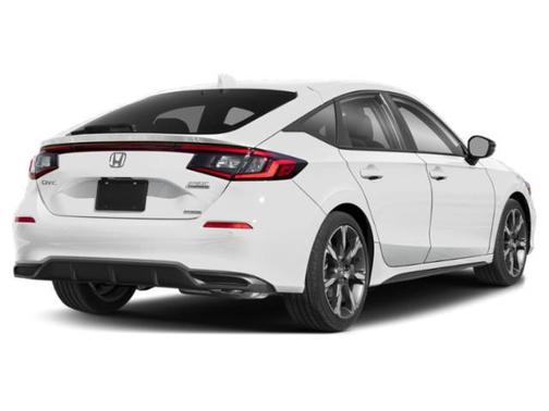 Platinum White Pearl 2026 Honda Civic Hybrid Sport Touring