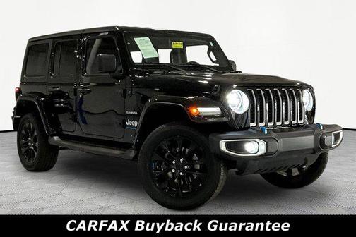 Black Clearcoat 2023 Jeep Wrangler 4xe Sahara