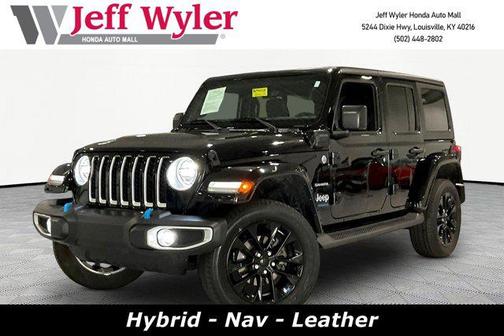 Black Clearcoat 2023 Jeep Wrangler 4xe Sahara