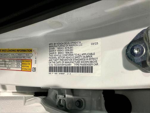 Platinum White Pearl 2023 Acura Integra A-SPEC