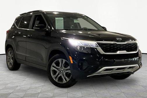 Cherry Black 2021 Kia Seltos S