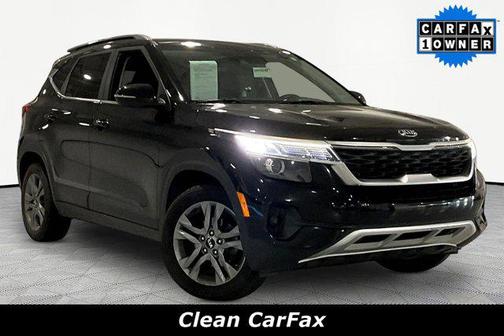 Cherry Black 2021 Kia Seltos S