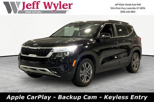 Cherry Black 2021 Kia Seltos S