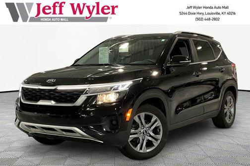 Cherry Black 2021 Kia Seltos S