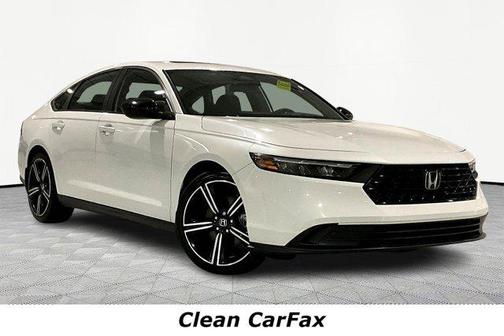 Platinum White Pearl 2023 Honda Accord Hybrid Sport