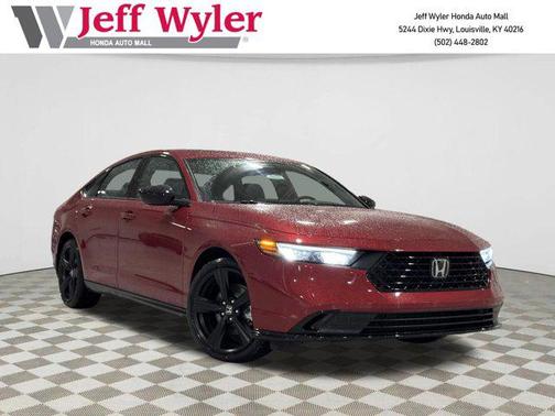 Radiant Red Metallic 2026 Honda Accord Hybrid Sport-L