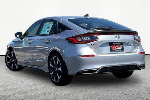 Solar Silver Metallic 2026 Honda Civic Hybrid Sport Touring