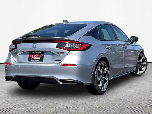 Solar Silver Metallic 2026 Honda Civic Hybrid Sport Touring