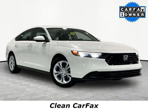 Platinum White Pearl 2025 Honda Accord LX 1.5T