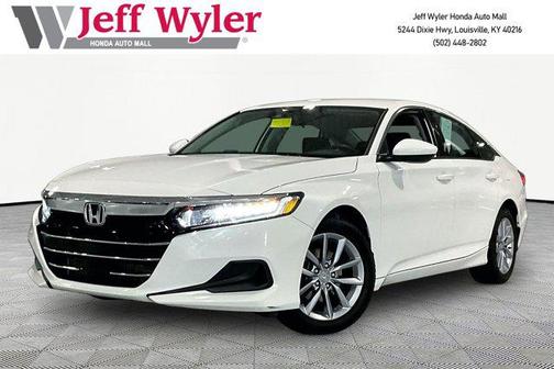 Platinum White Pearl 2021 Honda Accord LX 1.5T