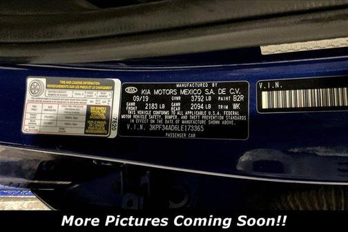 Deep Sea Blue 2020 Kia Forte GT-Line