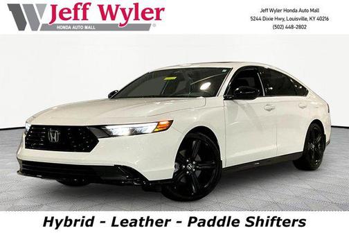 Platinum White Pearl 2024 Honda Accord Hybrid Sport-L