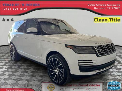 2018 Land Rover Range Rover 3.0L Supercharged HSE