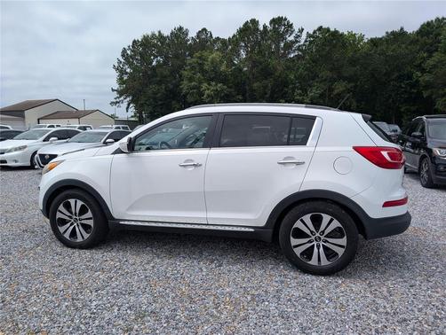 Clear White 2013 Kia Sportage EX