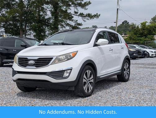 Clear White 2013 Kia Sportage EX