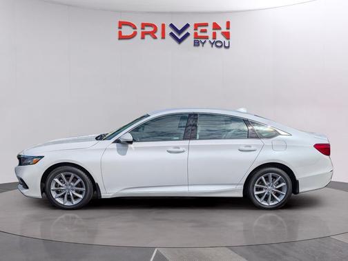 Platinum White Pearl 2021 Honda Accord LX 1.5T