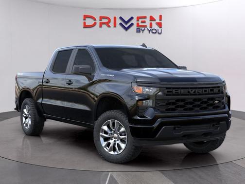 Black 2025 Chevrolet Silverado 1500 Custom