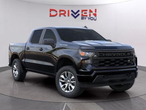 Black 2025 Chevrolet Silverado 1500 Custom