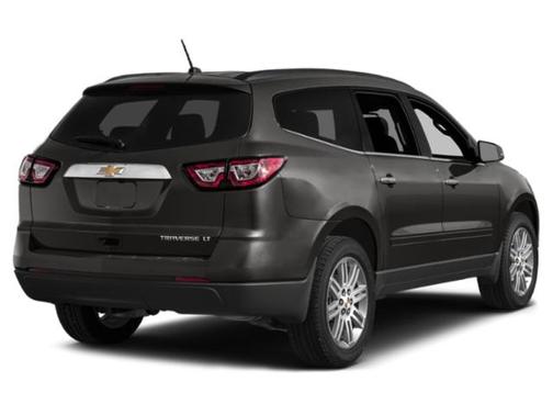 WHITE 2015 Chevrolet Traverse 1LT