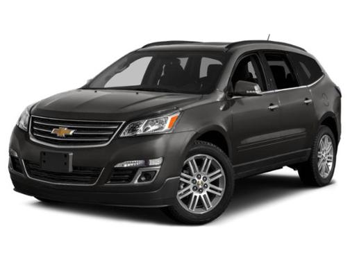 WHITE 2015 Chevrolet Traverse 1LT