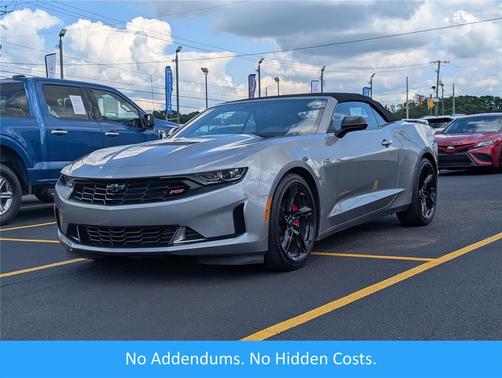 Sharkskin Metallic 2023 Chevrolet Camaro RWD Convertible LT1